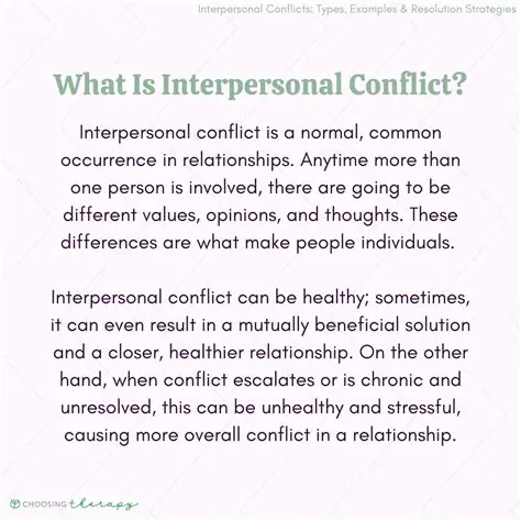 The Impact of Interpersonal Conflict on Stress