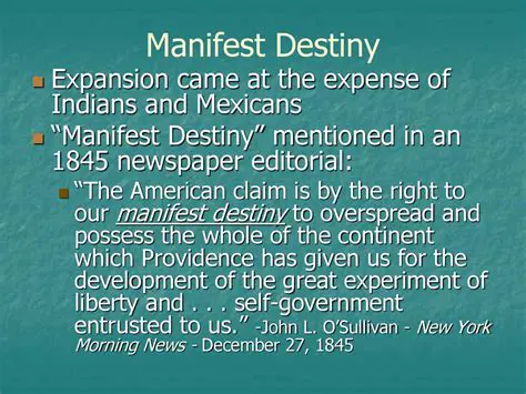 The Impact of Manifest Destiny on American Indians and Texans