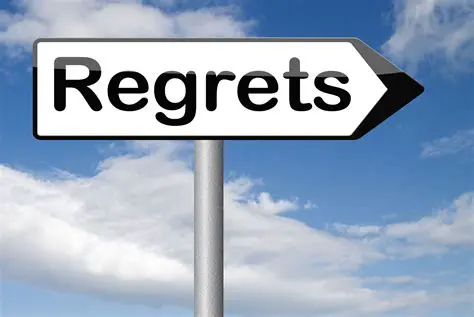The Impact of Regrets on Our Lives