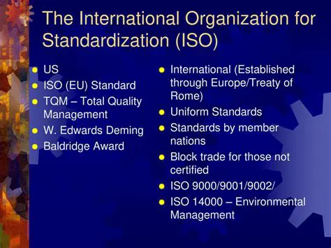 The Impact of Standardization on Interstate Commerce