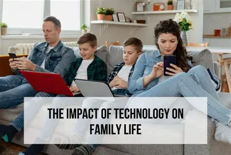 The Impact of Technology on Family Life