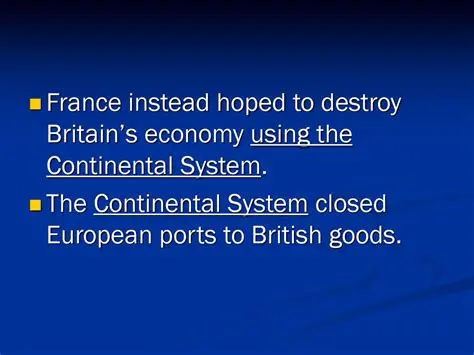 The Impact of the Continental System on the British Economy