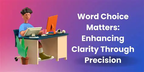 The Importance of Accurate Word Choice