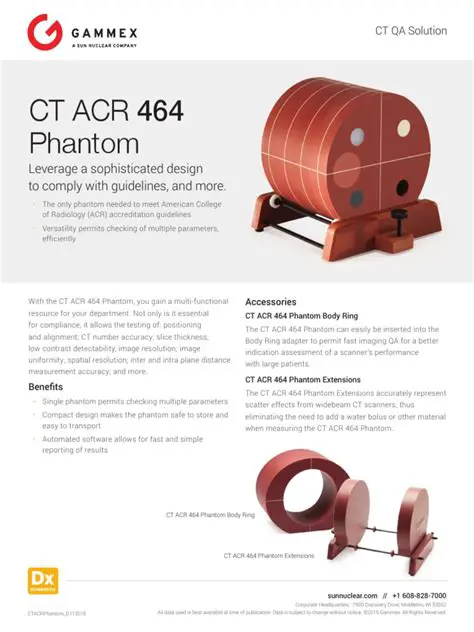 The Importance of ACR 464 Phantom