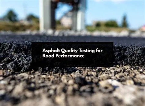 The Importance of Asphalt Quality in Road Pavement