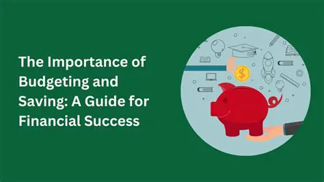 The Importance of Budgeting and Saving