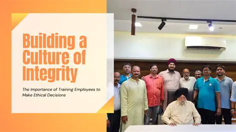 The importance of building a culture of integrity and independence