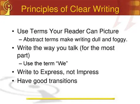 The Importance of Clear Writing