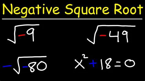The Importance of Considering the Negative Square Root