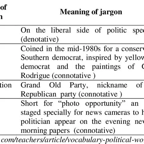 The Importance of Context in Understanding Political Jargon