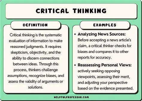 The Importance of Critical Thinking and Media Literacy