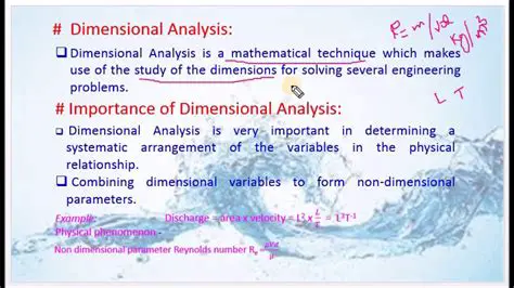 The Importance of Dimensional Analysis