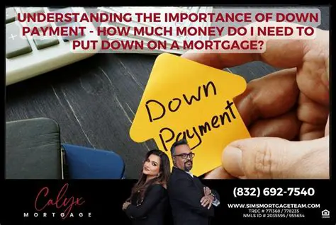 The Importance of Down Payment