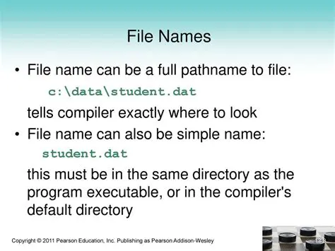 The Importance of Filename Characters