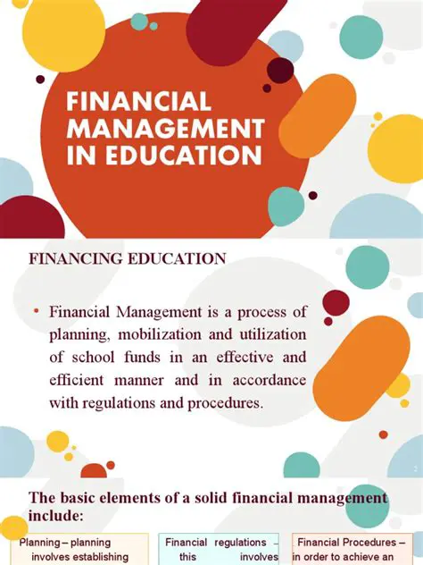 The Importance of Financial Management in Educational Institutions