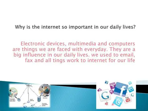 The Importance of Internet Connection