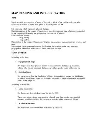 The Importance of Map Reading and Interpretation