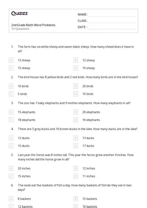 The Importance of Math Word Problems for Grade 2 Students