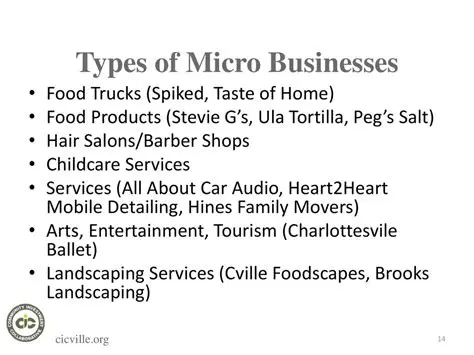 The Importance of Micro Businesses in Urban Areas