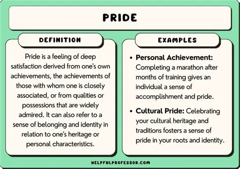 The Importance of Pride and Possession in Our Lives