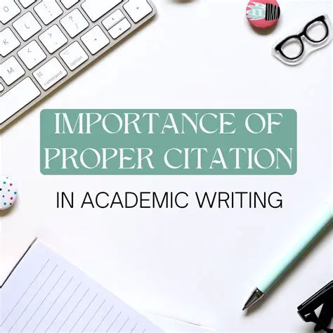 The Importance of Proper Citation