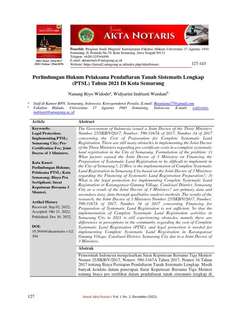 The Importance of PTSL in Indonesia