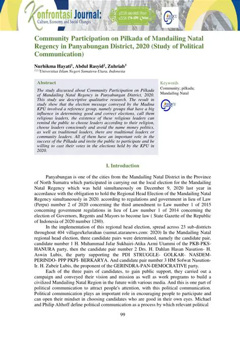 The Importance of Public Services in Mandailing Natal Regency