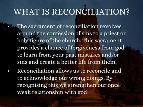The Importance of Reconciliation