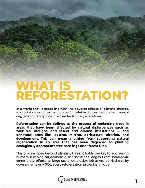 The Importance of Reforestation in Preventing Soil Erosion