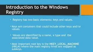 The Importance of Registry Optimization