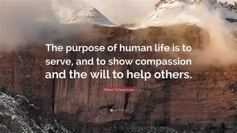 The Importance of Service and Compassion
