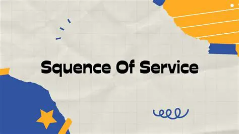 The Importance of Squence of Service