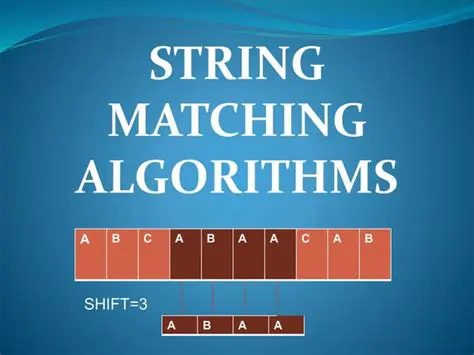 The Importance of String Matching Algorithms