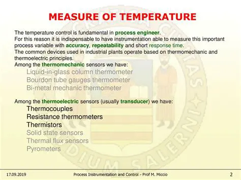 The Importance of Temperature Measurement