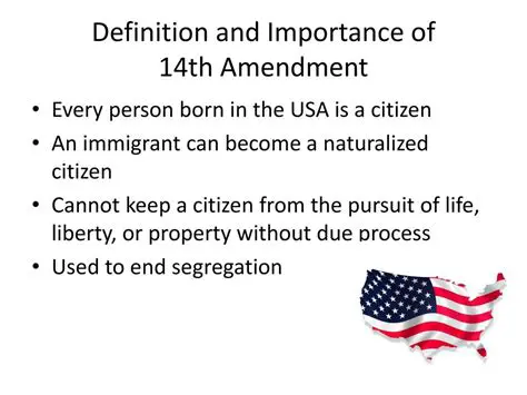 The importance of the 14th Amendment