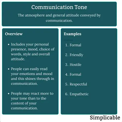 The Importance of Tone in Effective Communication