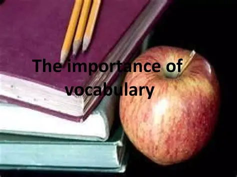 The Importance of Vocabulary in Literature