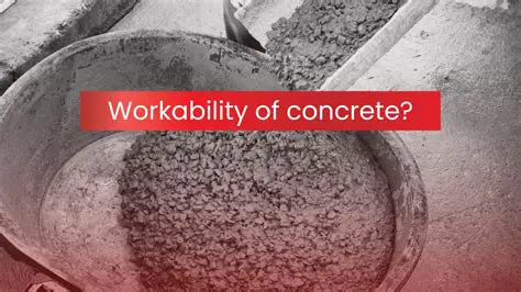 The Importance of Workability in Concrete
