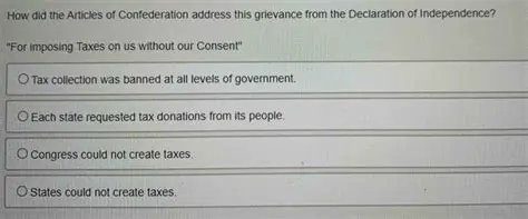 The Imposition of Taxes without Consent