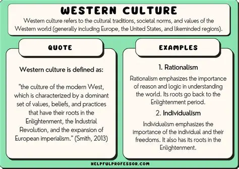 The influence of Western culture