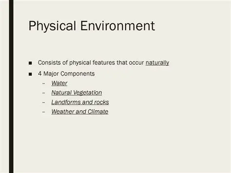 The Irony of the Physical Environment