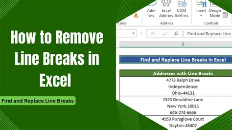 The Issue with Linebreaks in Table Cells