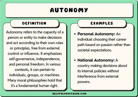 The Law and Personal Autonomy