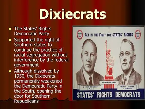 The Legacy of the Dixiecrats
