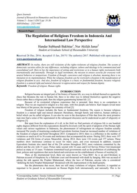 The Legal Regulation of Religious Defending Crimes