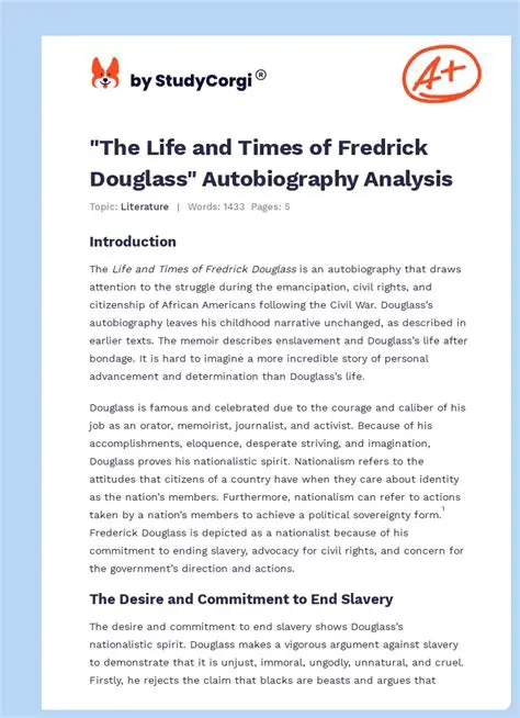 The Life and Times of Fredrick Douglass