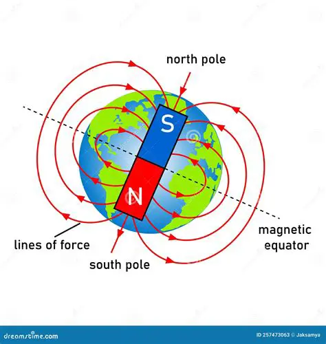 The Magnetic Pole at the Bottom of the Earth