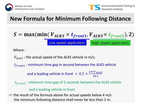 The Minimum Following Distance