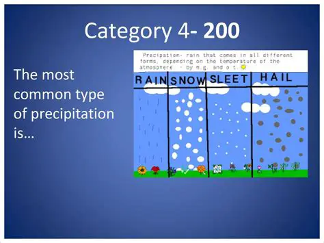 The Most Common Type of Precipitation