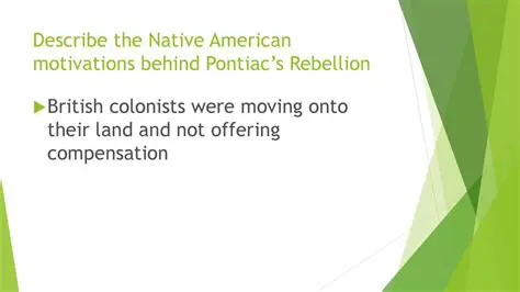 The Motivations Behind the Rebellion